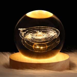 چراغ خواب گوی شیشه ای طرح منظومه شمسی
